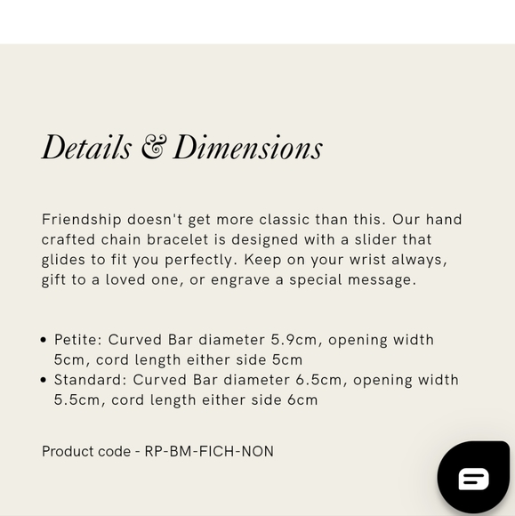 Monica Vinader Fiji Chain Engravable Bracelet - Picture 7 of 8